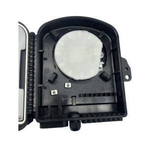 PC ABS Material FTTH Black Outdoor Wall Mounted 24/12 Cores SC APC Fiber