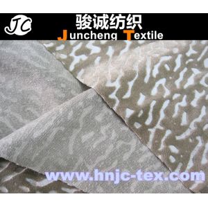 New style embossed polyester velboa fabric for home use