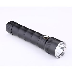 Commercial 460Lm Rechargeable LED Flashlight With Knife 6 Modes Diving