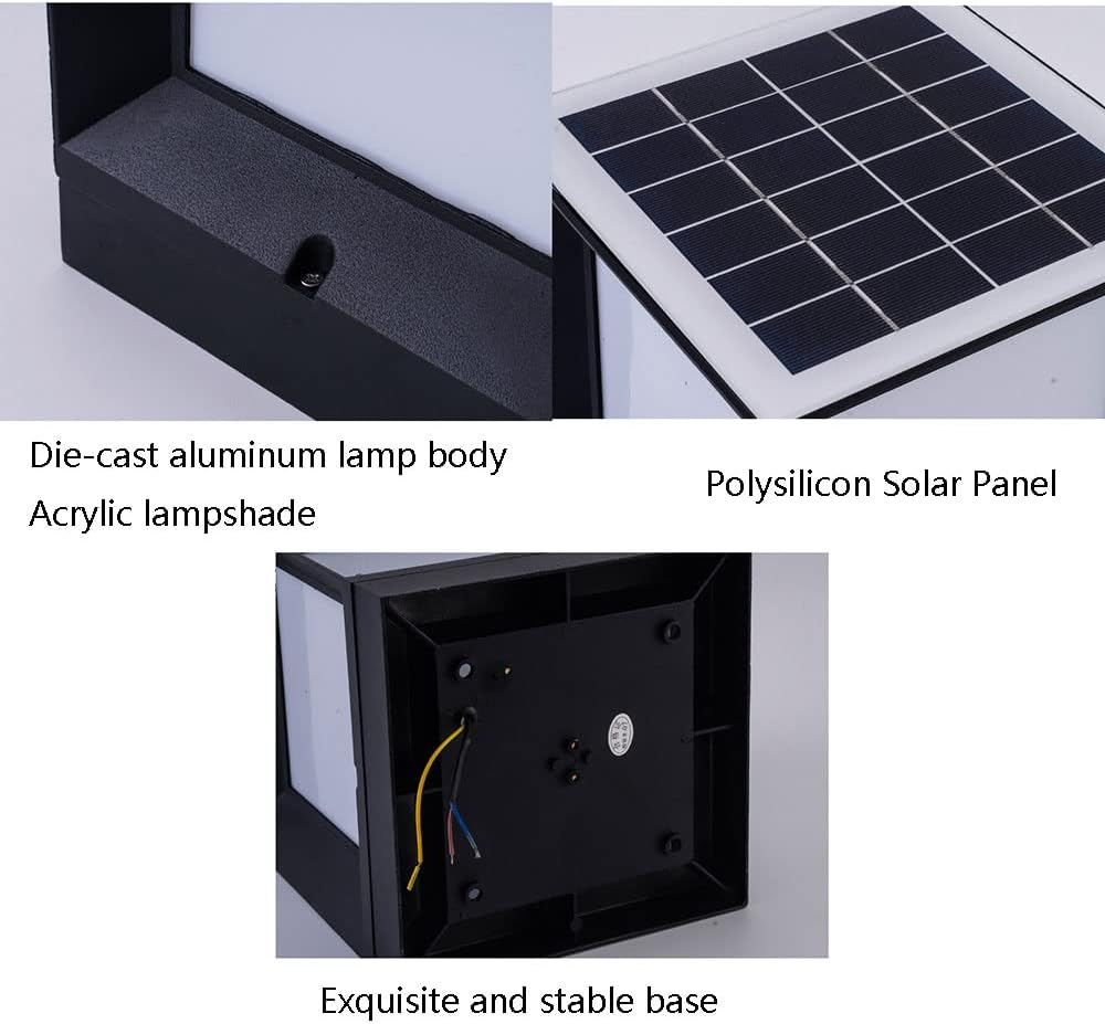 Four-Color Dimming · Solar Charging, Outdoor Courtyard Light · Garden Lawn Landscape Lighting