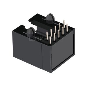 LPJE180NNL Without LED 1X1 Port RJ45 Connector Tab Down without Integrated