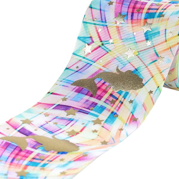 Ecofriendly Print Grosgrain Grossgrain 12 Inch Hot Stamping Foil Ribbon Personailzed