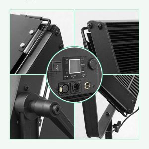 2700k 7500k LED Video Studio Lights 200 W Remote Control LED Display Film