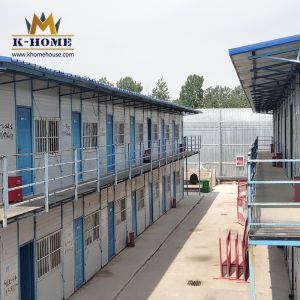 Tempoary Steel Structure Movable Portable Man Sandwich Panel Camps For Oilfiled