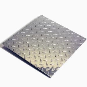 HL Ss 304 Embossed Stainless Steel Sheet Diamond Checkered Embossing Plate