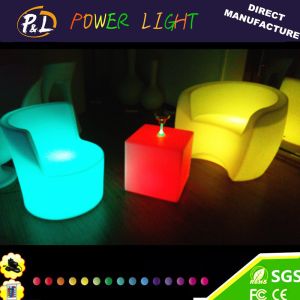 Cheap Glow Illuminated Lighted Plastic Sofa for sale
