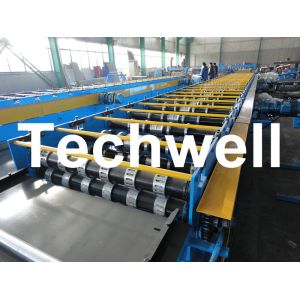Cheap High Precision Steel Structure Floor Deck Roll Forming Machine For Metal Decking Sheet for sale