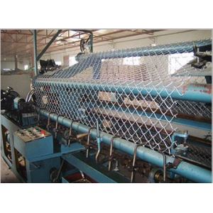 Fully Automatic Chain Link Fence Machine For Galvanized Wire / Black Wire