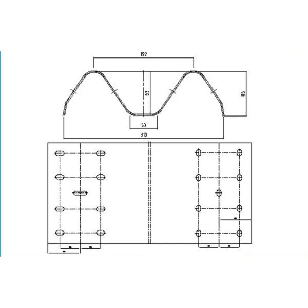 Passive Barrier 10m/Min Highway Guardrail Roll Forming Machine