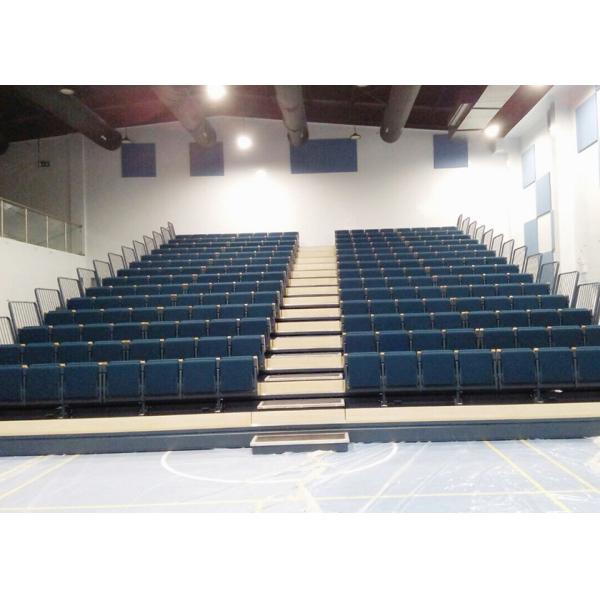 Conference Center Tiered Seating Systems / Semi Automatic Foldable Bleacher
