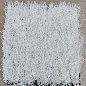 50mm White Artificial Football Turf 12000 Dtex Infill Needed Synthetic Turf For