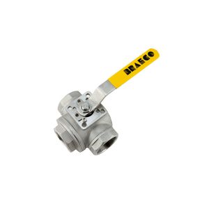 Cheap Stainless Steel ASTM A312 TP316L 2&quot; 150# Flange DBB Ball Valve RF RTJ BW Connection for sale