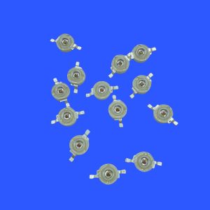 650nm - 660nm 2.0-2.2V Clear Convex Lens 120 Deg 3W High Power Red LED