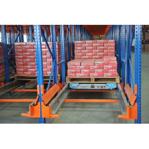 High Efficiency Radio Shuttle Racking System Remote Distance 100M For Automatic