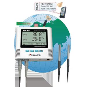 Cheap Portable Temperature Data Logger With Gsm Large LCD Display Easy Operate for sale