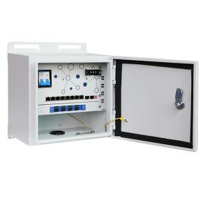 Outdoor POE Switch Box Model QB2082SPG Waterproof Cabinet Ethernet Switch