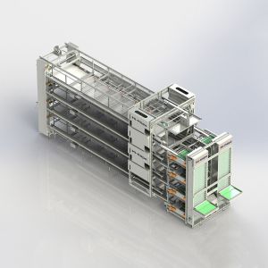 Modern Designed Egg Chicken Layer Cage Raising Equipment