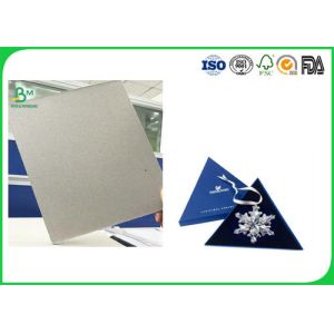400 - 1600g Smoothness Laminated Grey Board With Two Sides Grey Back For Packing