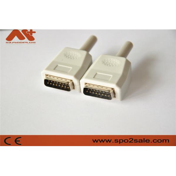 EKG connector compatible Nihon Kohden 10-lead EKG cable with White color