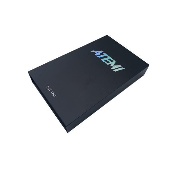 Custom Gold Stamping Logo Magnetic Close Paddle Rackets Box Packaging With Foam Insert