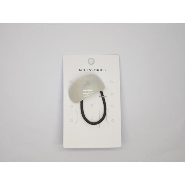 Quality White Acrylic Hair Tie Used in Various Occassion wholesale