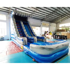 18OZ PVC Outdoor Inflatable Water Slides Kids Jumping Bouncer