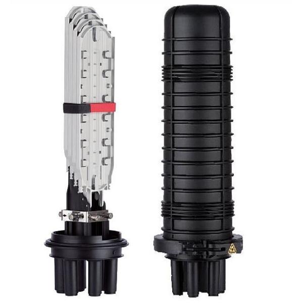 Quality Round Dome Splice Wall Mount Fiber Box , Horizontal Terminal Box Fiber Optic wholesale