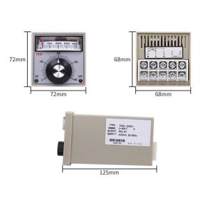 0-400 celsius k type thermostat TED-2001 220VAC manual temperature controller
