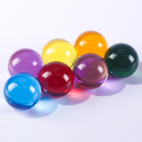 Custom transparent Contact Juggling Ball Magic Tricks Crystal Ultra Clear