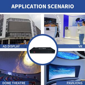 3840×2400P30 Output Resolution Control Room Video Wall with 1×12V5A Power