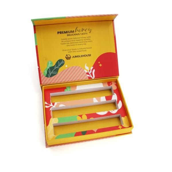 Custom Logo Premium Honey Tube Packaging Cardboard Honey Packing Box