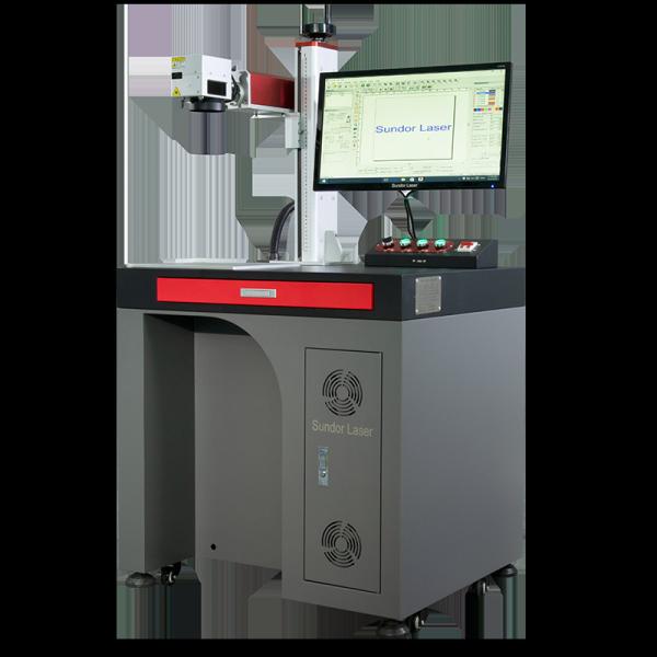 Quality 60 100 Watt Fiber Laser Marking Machine Ipg Mini Portable 3d Rotary Laser Marker wholesale