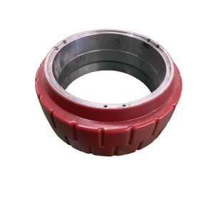 China Heavy Duty PU Wheels Polyurethane Coating Wheels Anti Oil And Corrosion on sale