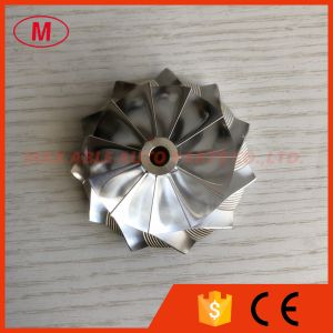 Cheap GT25 11+0 blades 46.52/60.13mm 445436-0001 high performance milling/aluminum 2618/billet compressor wheel for ISUZU for sale