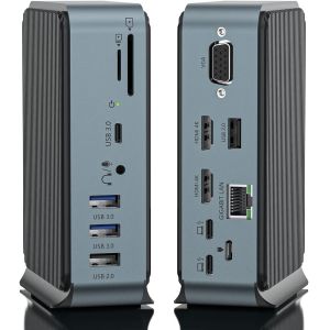 Hdmi To Usb C Docking Station 100w Maximize Work Potential With Type-C Pd2.0