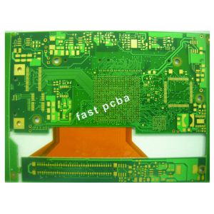 Green Solder Mask Enig Surface 6 Layer Rigid Flex PCB for Industrial Control
