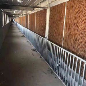 Brown Black 1m 1.2m Cooling Pad For Poultry House Evaporative Cooling System