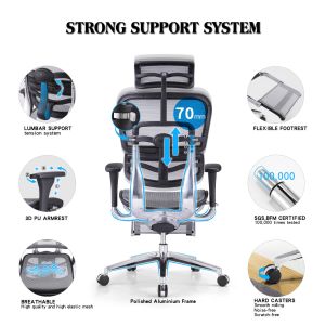 Adjustable Metal Swivel Gaming Chair for Comfortable and Adjustable Seating