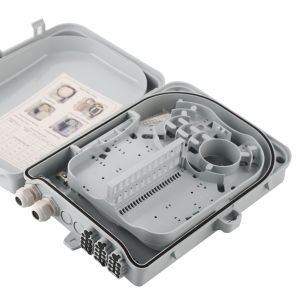 Fiber Optic Distribution Box - 16 Splicing, Mini type PLC, IP65, FTTx Networks