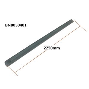 Powder Coated Pallet Rack Back Guard With U Shape Profile Durable Construction