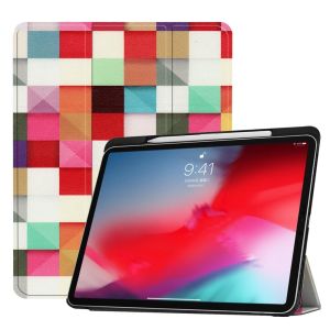 iPad Pro 11 Smart Case with Pencil Holder Leahter iPad Pro 11 2018 Cover