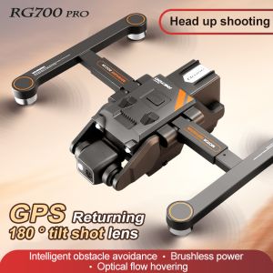 Rg700 Hd 4k Dual Camera Drone with Gps Wifi Transmission and Four Side Obstacle