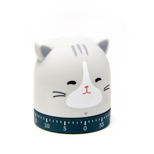 ABS Mechanical Kitchen Timer 7*7*8 Cm Environmental Protection