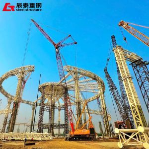 Q235 Q345 Q355B Steel Structure Truss For Gymnasium Exhibition Fair Center