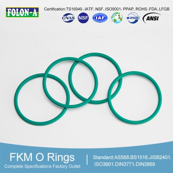 Quality AS568 BS1516 Black FKM O Rings Good Abrasion Tolerance -40C\u00b0~280\u00b0C Temperature wholesale