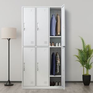 Multifunction 6 Door Medicine Display Cabinet OEM Knock Down Structure