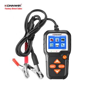 Hand-held 2.4 inch 6-16V Vehicle Battery Test Tool KONNWEI KW650 with update and