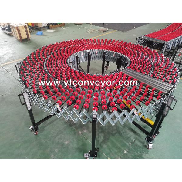 Expandable Flexible Gravity Wheel Conveyor Machine
