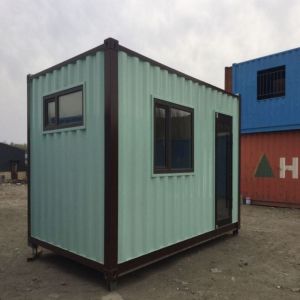 40ft Concrete Prefab Container Houses Assembled Fat Pack Design with Online