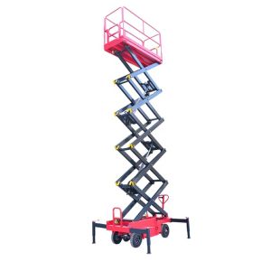Battery Indoor Electric Scaffolding Lifting Machine Powered Scaffold